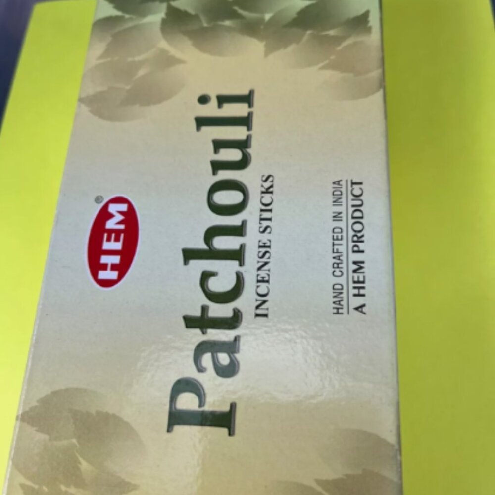 Hem Incense Sticks Patchouli Bulk 120 Sticks per Pack, (2) Packs